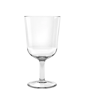 TarHong Simple Wine Glass, Clear, 16 oz., Premium Plastic, Set of 6