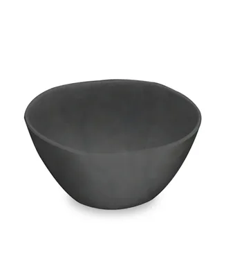 Tarhong Planta Matte Black Melamine Bowls, Set Of 6