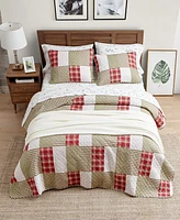 Eddie Bauer Camano Island Plaid 3-Pc. Quilt Set, King