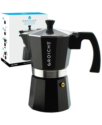 Grosche Milano Stovetop Espresso Maker Moka Pot 6 Cup 9.3 oz