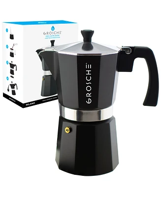 Grosche Milano Stovetop Espresso Maker Moka Pot 9 Cup 15.2 oz