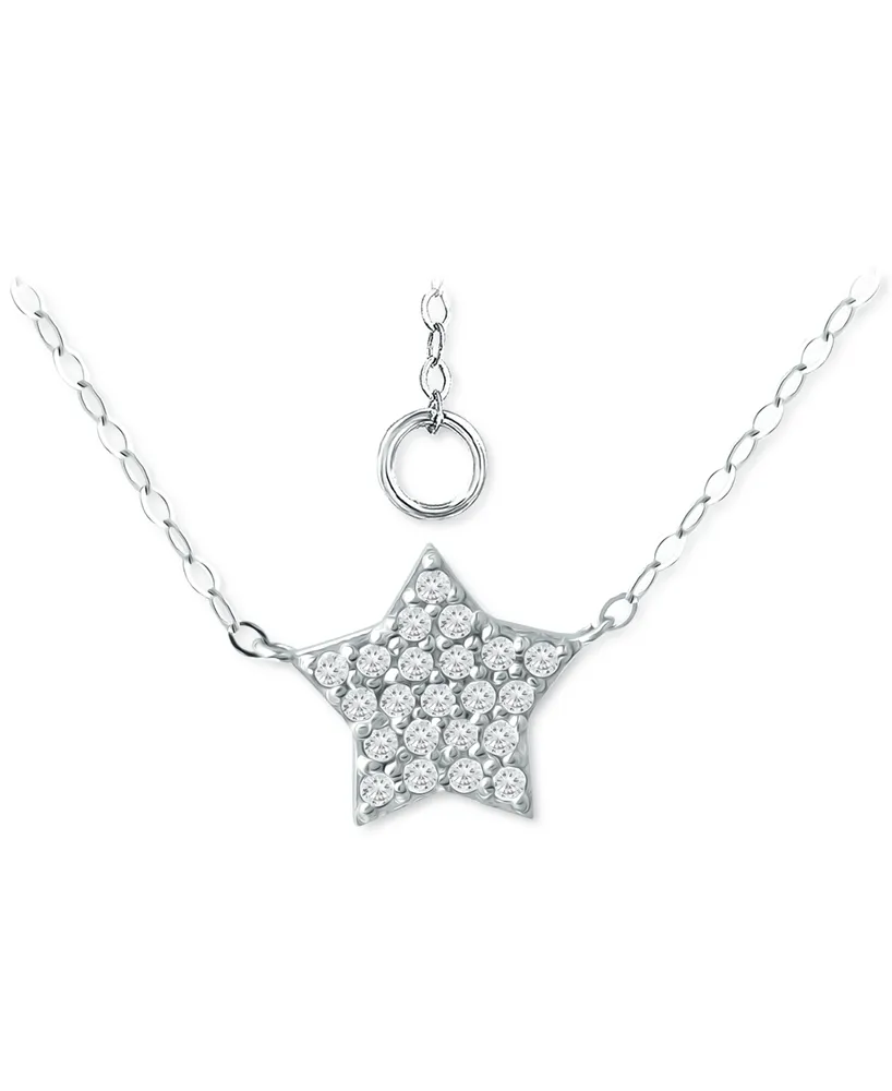 Giani Bernini Cubic Zirconia XO Pendant Necklace in Sterling