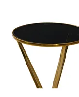 Modern Accent Table - Gold