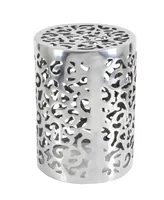 Contemporary Stool - Silver