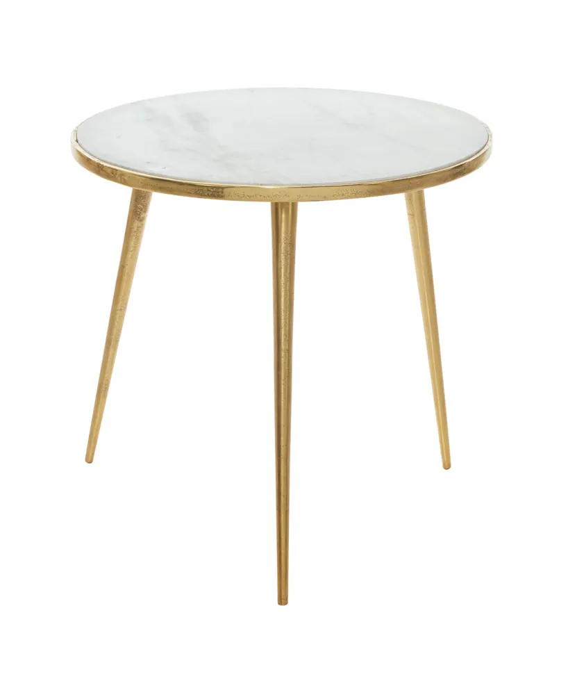 Aluminum Modern Accent Table