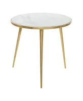 Aluminum Modern Accent Table