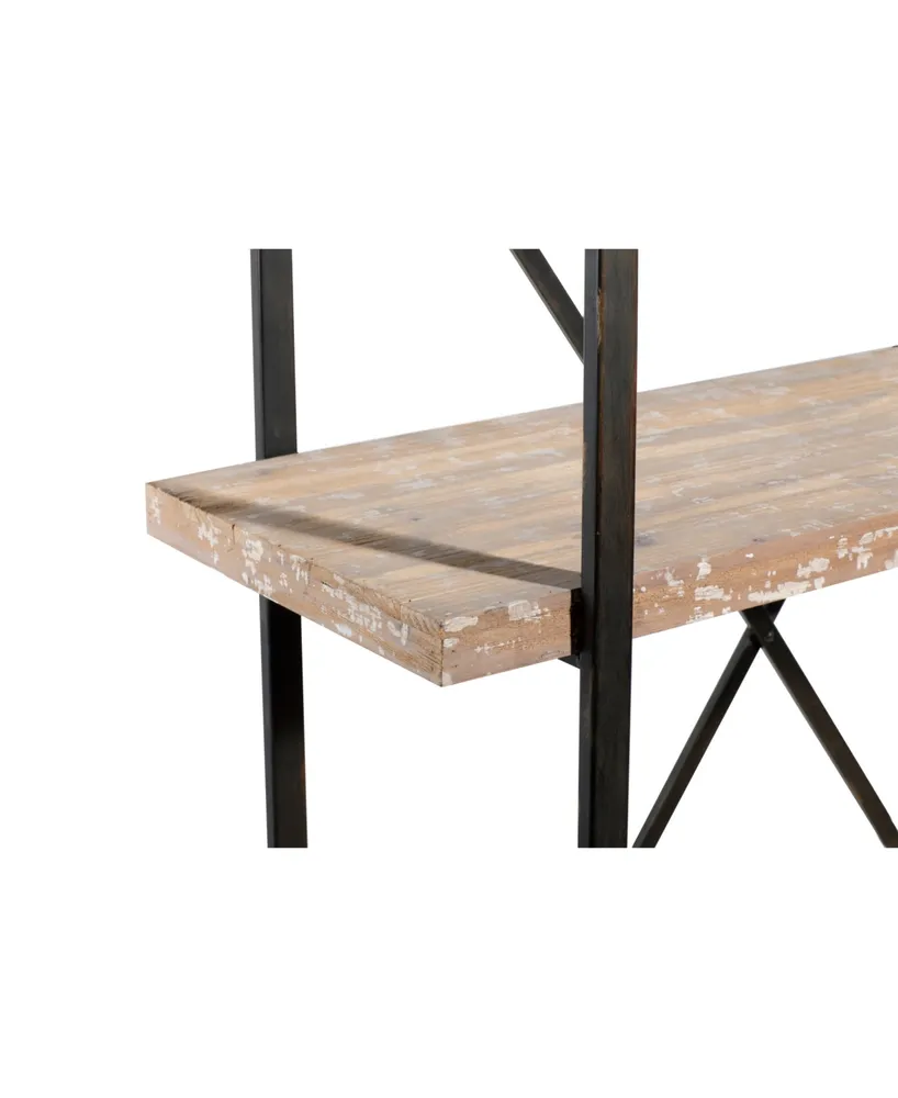 Wood Industrial Shelving Unit