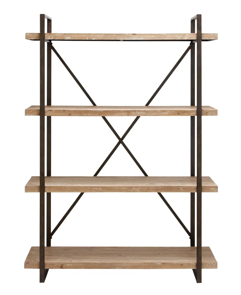 Wood Industrial Shelving Unit