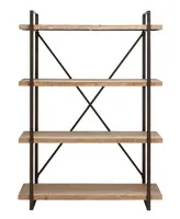 Wood Industrial Shelving Unit