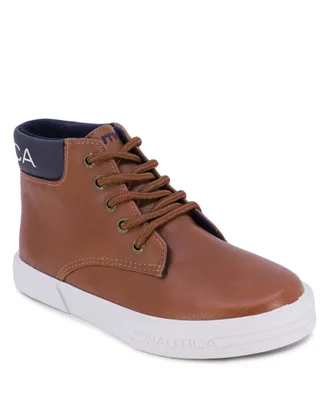 Nautica Big Boys Wharf Harbour Padded Collar Casual High-top Sneaker