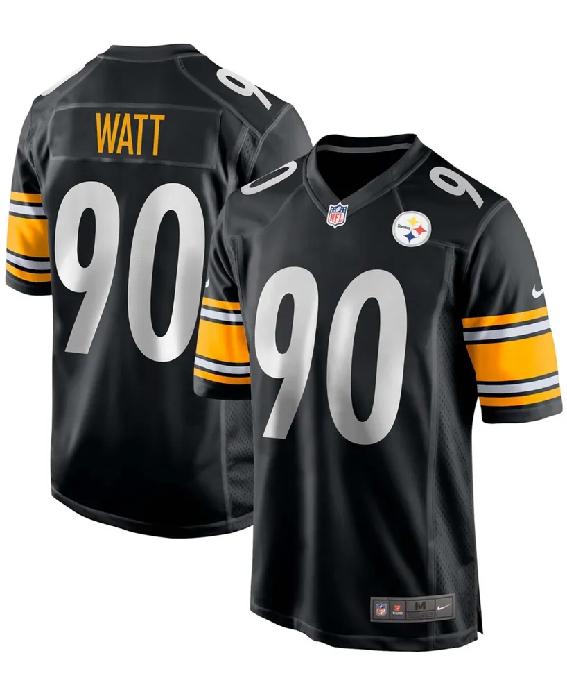 Men's Nike T.J. Watt White Pittsburgh Steelers Vapor Elite Player Jersey