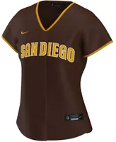 Women's Manny Machado Brown San Diego Padres Road Replica Player Jersey