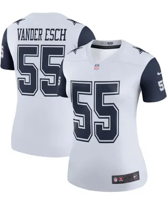Women's Leighton Vander Esch White Dallas Cowboys Color Rush Legend Player Jersey