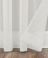 No. 918 Mallory Voile Sheer Rod Pocket Curtain Panel