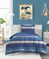 Dream Factory Rugby Stripe 5-Piece Full Comforter Set
