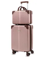 Tresor Carry-on Vanity Trunk Luggage, Set of 2