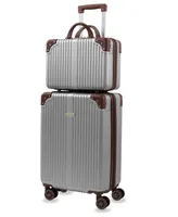 Tresor Carry-on Vanity Trunk Luggage, Set of 2