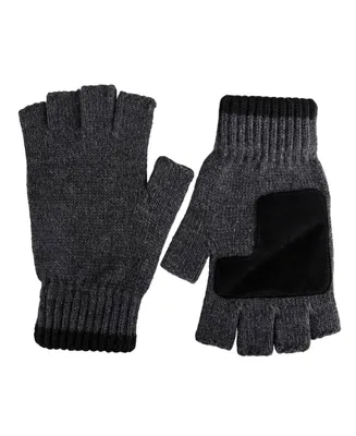 Levi's Men's Classic Fingerless Marled Knit Gloves