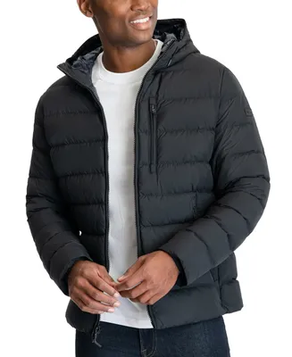 Michael Kors Men's Hooded Puffer Jacket, Created For Macy's