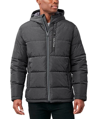 Nautica Men's Hooded Puffer Jacket