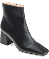 Journee Collection Women's Haylinn Block Heel Dress Booties