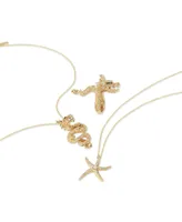 Effy Diamond Dragon Pendant Necklace (5/8 ct. t.w.) in 14k Gold