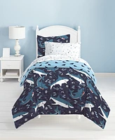 Dream Factory Sharks -Piece Comforter Set