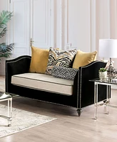 Furniture of America Mariposa Upholstered Loveseat