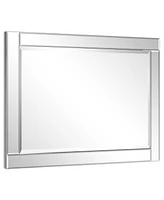 Empire Art Direct Moderno Beveled Rectangle Wall Mirror