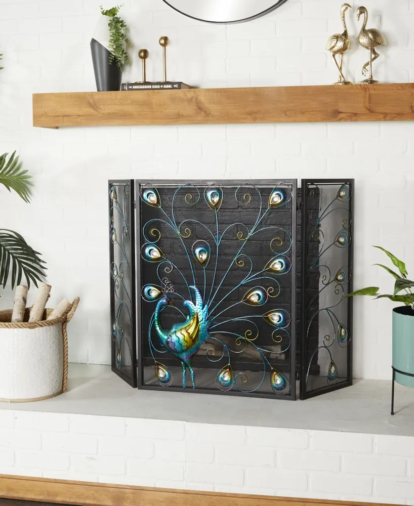 Eclectic Fireplace Screen