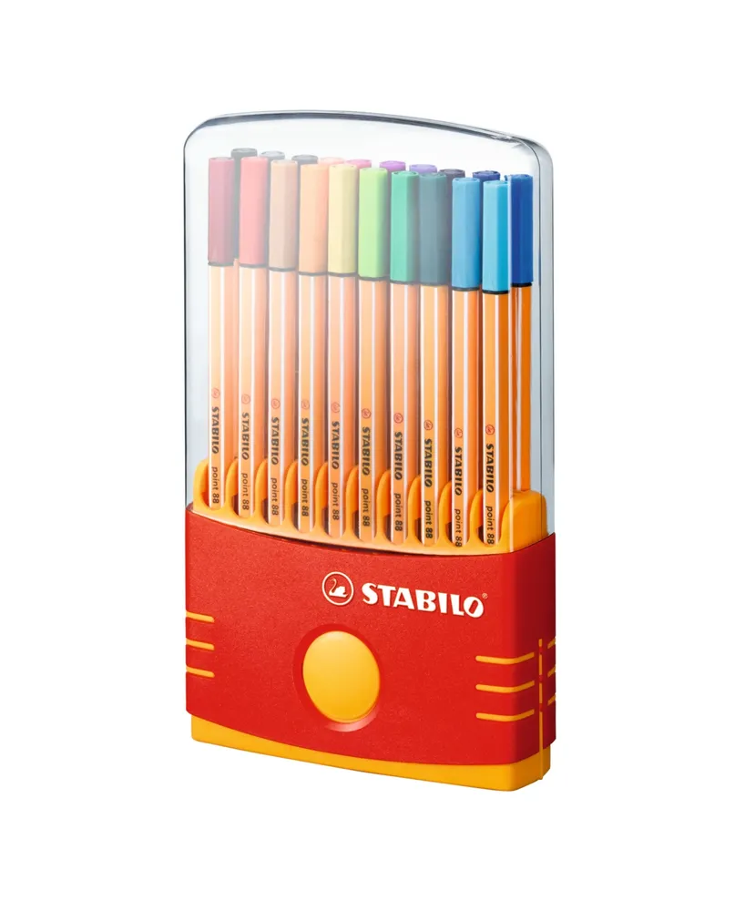 Stabilo point 88 Marker Color Pen Parade Set, 20 Pieces