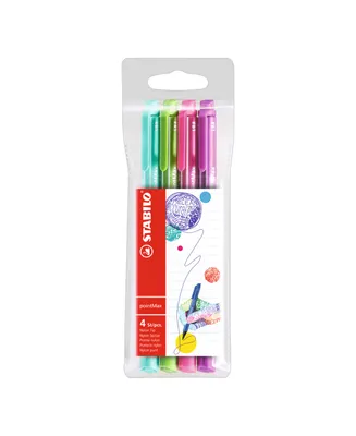 Stabilo pointMax Color Pen Wallet Set, 4 Pieces