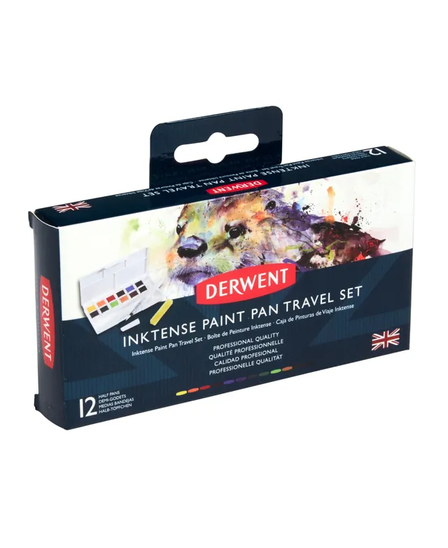 Derwent Inktense Color Pencil Set, 6 Piece