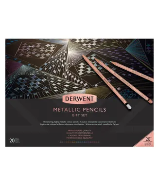 Derwent Metallic 20th Anniversary Pencil Set, 20 Pieces