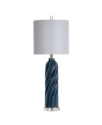 Bay St. Louis Ceramic Swirl Table Lamp