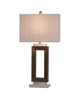 Molded Hollow Rectangle Table Lamp