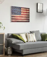 Empire Art Direct 'American Dream 2' Arte De Legno Digital Print on Solid Wood Wall Art - 24" x 36"