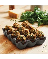 Rachael Ray Solid Glaze Ceramics Egg Tray, 12-Cup