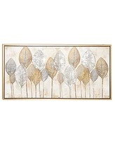 CosmoLiving by Cosmopolitan Brown Contemporary Canvas Wall Art, 27 x 55