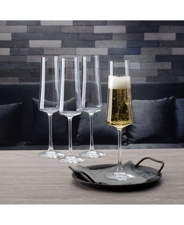 Mikasa Amelia Highball Glasses Set of 4, 15.25 oz - Clear