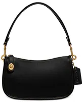 Coach Leather Swinger Shoulder Bag