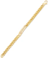 Men's Diamond (1/2 ct. t.w.) Id Bracelet in Sterling Silver (Also in 14k Gold Over Silver