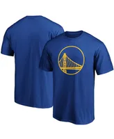 Men's Royal Golden State Warriors Primary Team Logo T-shirt