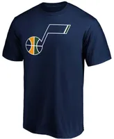 Men's Navy Utah Jazz Primary Team Logo T-shirt