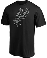 Men's Demar Derozan Black San Antonio Spurs Playmaker Name and Number Team Logo T-shirt