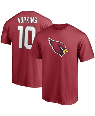 Men's DeAndre Hopkins Cardinal Arizona Cardinals Player Icon Name and Number T-shirt