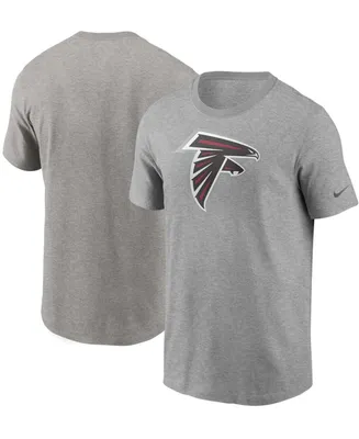 Men's Nike Heathered Gray Atlanta Falcons Primary Logo T-shirt