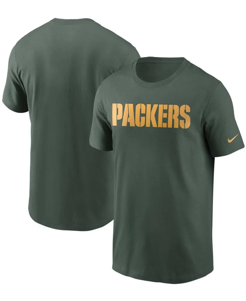 Preschool Nike Green Bay Packers Team Wordmark T-Shirt