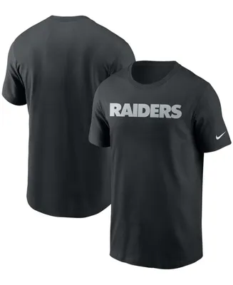 Men's Black Las Vegas Raiders Team Wordmark T-shirt
