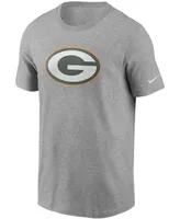 Men's Heathered Gray Green Bay Packers Primary Logo T-shirt